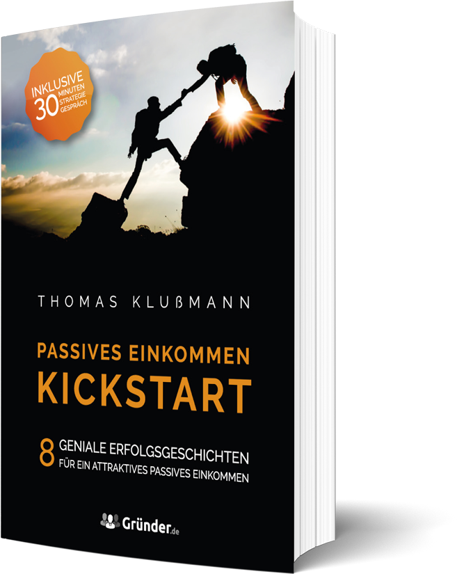 Passives Einkommen Kickstart – Buchcover von Thomas Klußmann